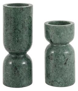 Set of 2 Taraza Marble Candlestick Holders