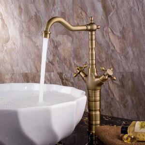 Kitchen bathroom faucet Rea Rustico antique gold