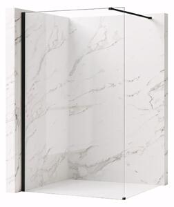 Shower screen Rea Flexi Transparent / Black 70
