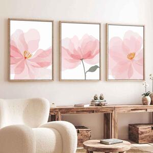 Stillform Wooden 20x30cm Gossamer Bloom Art Frame Set of 3 in Multicolour