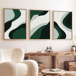 Axiom Wooden 20x30cm Forest Layers Art Frame Set of 3 in Multicolour