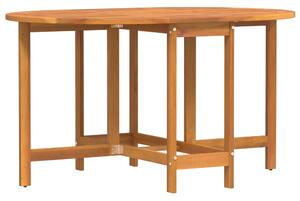 Revano Garden 110cm Acacia Wood Folding Dining Table in Brown