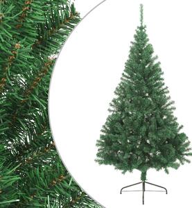 Artificial Half Christmas Tree with Stand Green 180 cm PVC