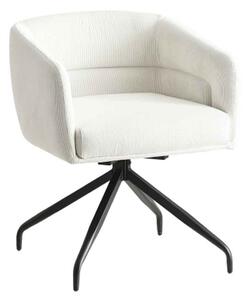 Amityville Fabric Swivel Home And Office Chair - White