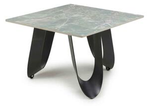 Oshawa Ceramic Square End Table In Green