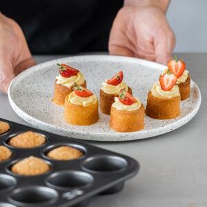 Carbon Steel Non-Stick Hollow Mini Muffin Tray