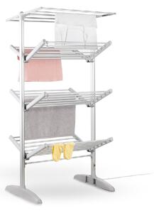 Minky Sure Dri 4 Tier Heated Airer Silver