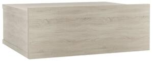 Floating Nightstand Sonoma Oak 40x30x15 cm Engineered Wood