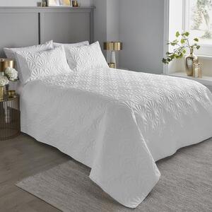 Serene Cavali 200cm x 230cm Bedspread White