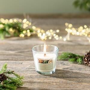 Stocking Satsuma Crackle Candle Clear