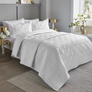 Serene Cavali Duvet Cover Bedding Set White