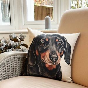 Daro Dachshund Square Cushion