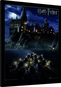 Framed poster Harry Potter - Hogwarts School