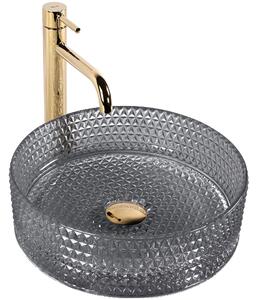 Countertop washbasin Rea Cristal Black 35