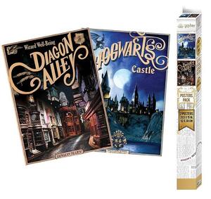 Gift set Harry Potter - Retro Hogwarts & Diagon Alley