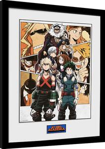 Framed poster My Hero Academia - Season 4 Key Art 1