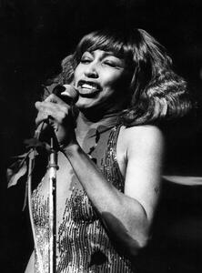 Photography Tina Turner performing at The Harsmith Odeon for her first solo concert, London, 1978