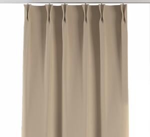 Double pinch pleat curtain