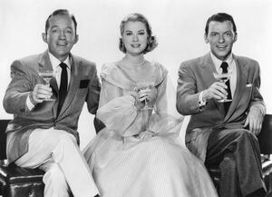 Photography Bing Crosby, Grace Kelly And Frank Sinatra