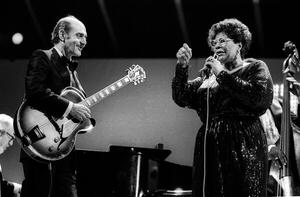 Photography Ella Fitzgerald performing at the Bussoladomani, 1980