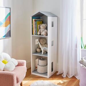 Kids Mila Doll House Bookcase Grey