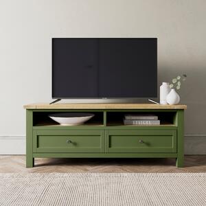 Olney TV Unit for TVs up to 55" Green