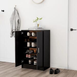 Shoe Cabinet Black 60x35x92 cm Engineered Wood