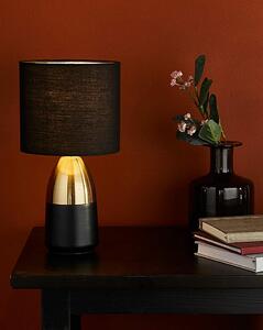 Small Black and Gold Table Lamp