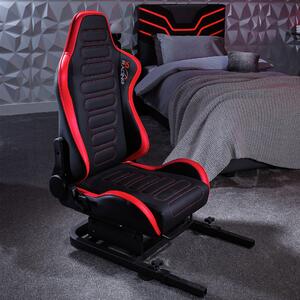 X Rocker Racing Chicane Racing Seat with Sliders for XR Racing Rig Black
