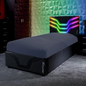 X Rocker Cosmos RGB Single Gaming Bed In Box with Neo Motion LED Black