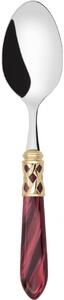 ALADDIN GOLD-PLATED RING 6 TABLE SPOONS - Onyx