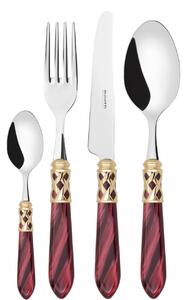 ALADDIN GOLD-PLATED RING CUTLERY SET 24 - Ivory