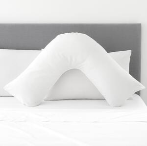 Dorma Crisp & Fresh 400 Thread Count Egyptian Cotton Percale V-shaped Pillowcase White