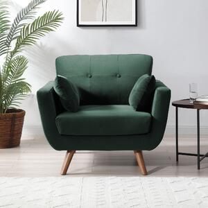 Bobby Velvet Chair Green