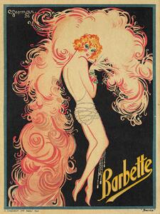 Fine Art Print Barbette Advert (Vintage Lady), (30 x 40 cm)