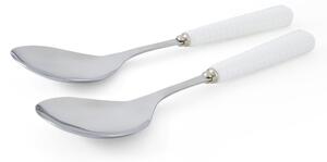 Sophie Conran for Portmeirion Pair of Spoon Salad Servers Silver
