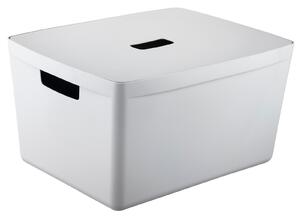 Inabox Home Storage Box & Lid - 28L - Windmill White