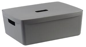 Inabox Home Storage Box & Lid - 19L - Grey