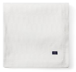 Lexington White jacquard cotton tablecloth 150x250 cm White