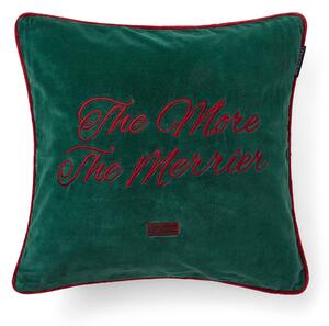 Lexington The merrier velvet cushion cover 50x50 cm Green