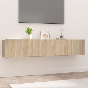 TV Cabinets 2 pcs Sonoma Oak 80x30x30 cm Engineered Wood