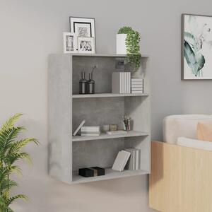 Hanging Wall Cabinet Concrete Grey 69.5x32.5x90 cm