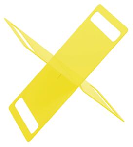 XBOOK MAGAZINE STAND - End of Line - Yellow