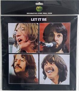Metal sign The Beatles - Let It Be, (30 x 30 cm)