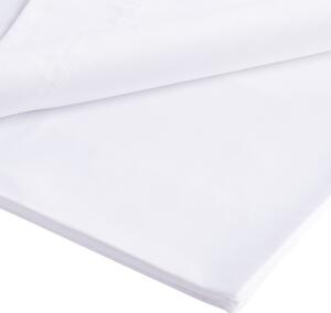 Bianca Luxury 800TC Cotton Sateen Bed Linen Flat Sheet White