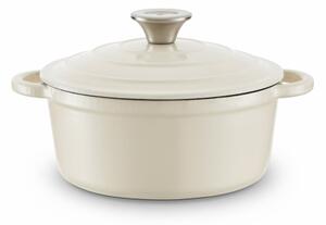 Foundry 20cm Round Casserole Cast Iron Cream