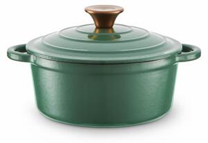 Foundry 20cm Round Casserole Cast Iron Green