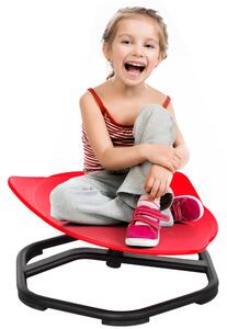 AIYAPLAY Spinning Chair for Autism Sit and Spin, Coordination & Balance, Sensory Spinning Chair for Toddlers 3-6 Years, Red Aosom UK