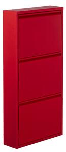 Shoe Rack Alexandra House Living Red 50 x 103 x 15 cm 3 drawers