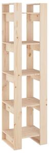 Book Cabinet/Room Divider 41x35x160 cm Solid Wood Pine
